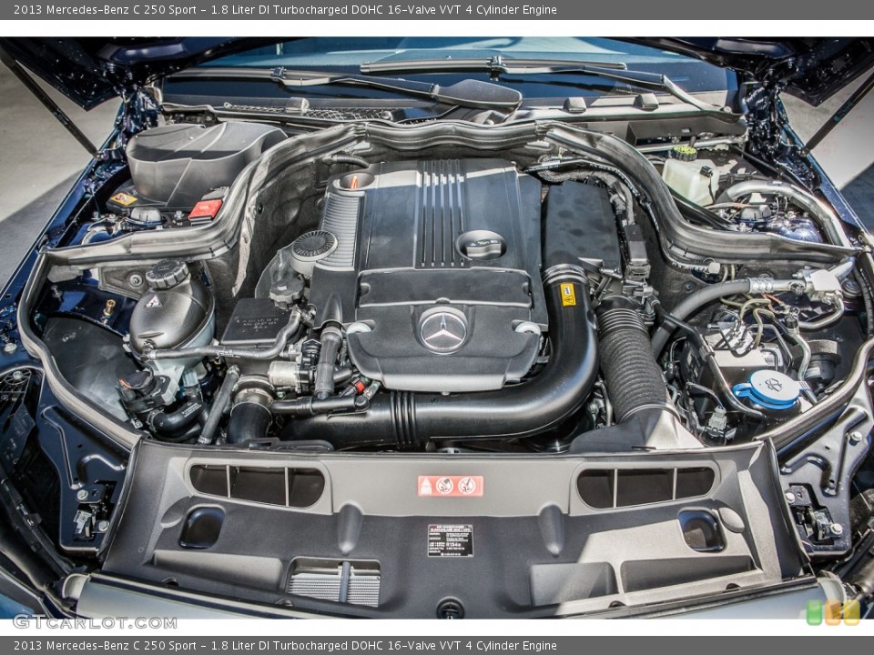 1.8 Liter DI Turbocharged DOHC 16-Valve VVT 4 Cylinder Engine for the 2013 Mercedes-Benz C #78108479