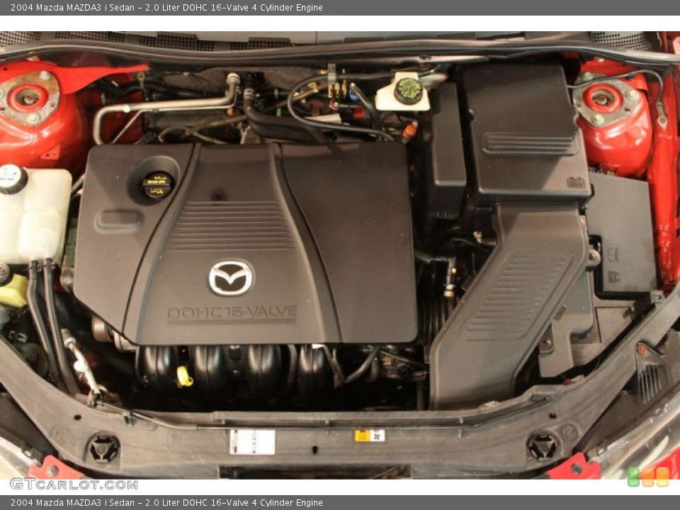 2.0 Liter DOHC 16-Valve 4 Cylinder 2004 Mazda MAZDA3 Engine