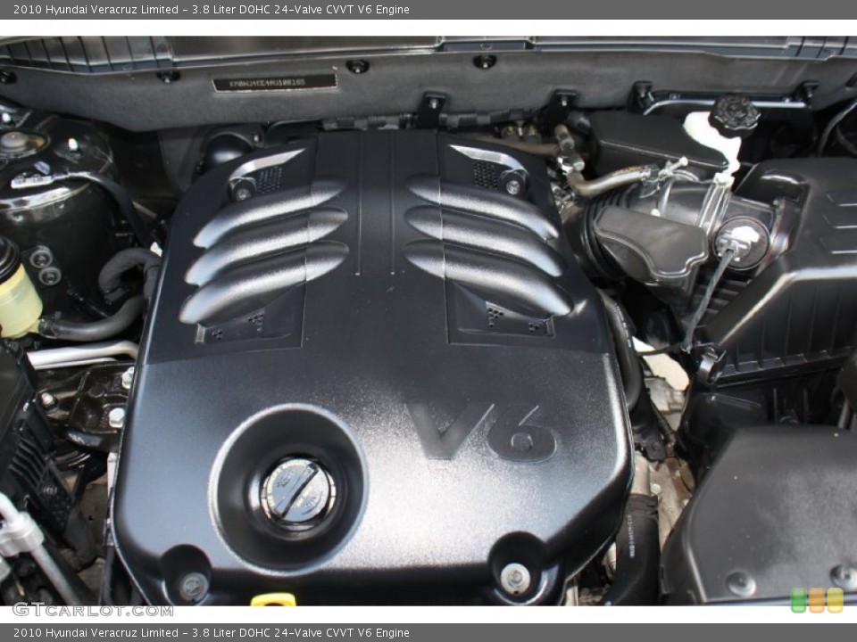 3.8 Liter DOHC 24-Valve CVVT V6 Engine for the 2010 Hyundai Veracruz #78113095