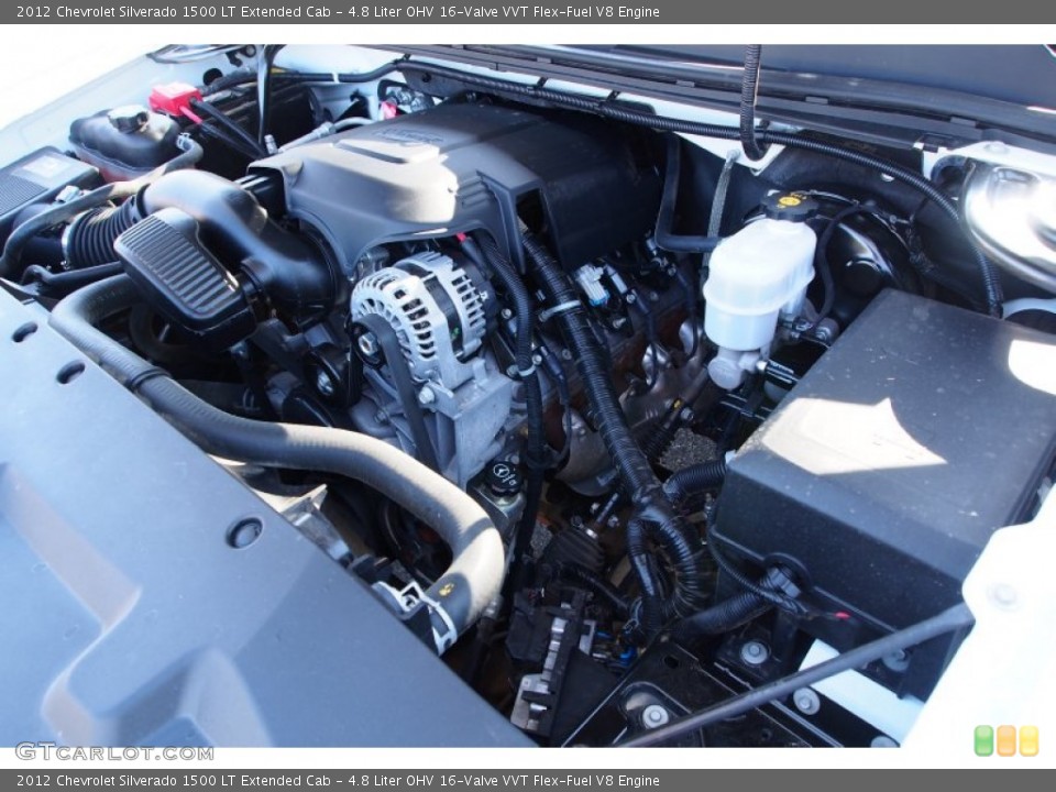 4.8 Liter OHV 16-Valve VVT Flex-Fuel V8 Engine for the 2012 Chevrolet Silverado 1500 #78113675