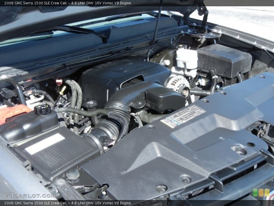 4.8 Liter OHV 16V Vortec V8 Engine for the 2008 GMC Sierra 1500 #78113888