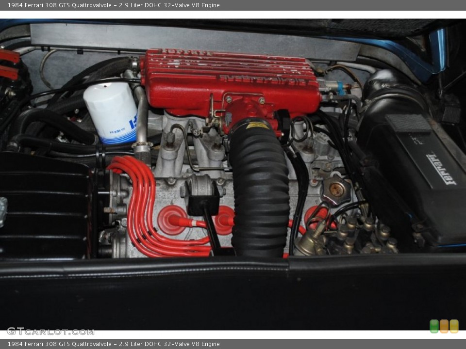 2.9 Liter DOHC 32-Valve V8 1984 Ferrari 308 Engine