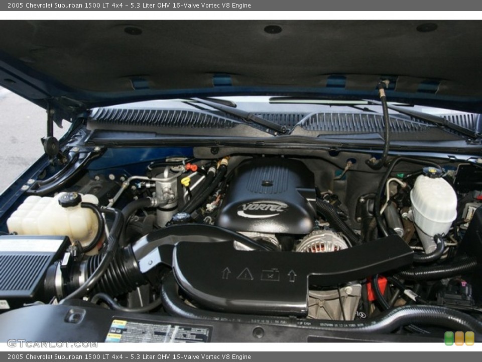 5.3 Liter OHV 16-Valve Vortec V8 Engine for the 2005 Chevrolet Suburban #78132894
