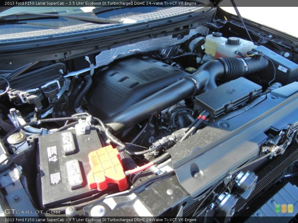 3.5 Liter EcoBoost DI Turbocharged DOHC 24-Valve Ti-VCT V6 Engine for the 2013 Ford F150 #78136887