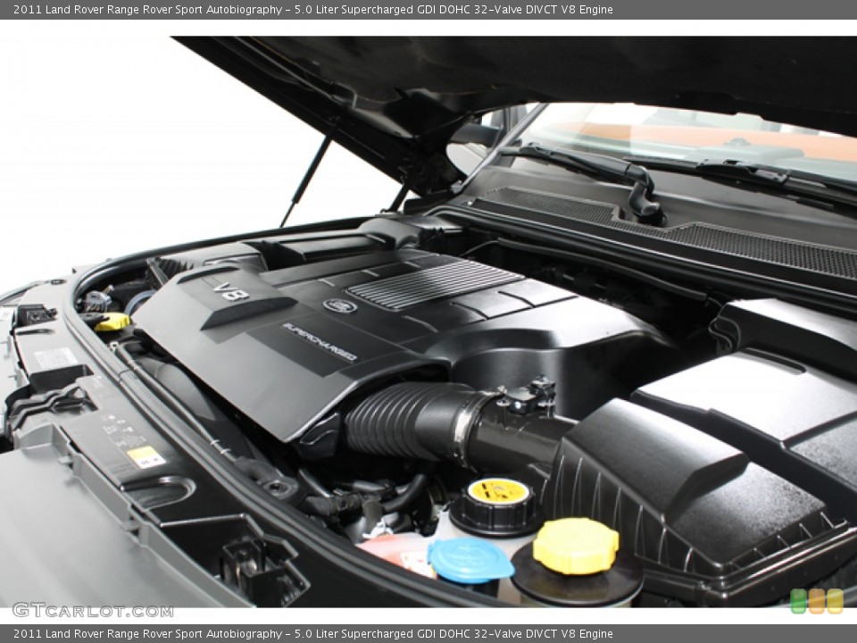 5.0 Liter Supercharged GDI DOHC 32-Valve DIVCT V8 Engine for the 2011 Land Rover Range Rover Sport #78154266
