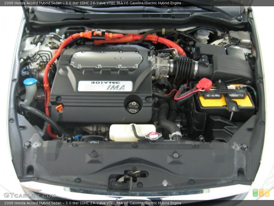 3.0 liter SOHC 24-Valve VTEC IMA V6 Gasoline/Electric Hybrid Engine for the 2006 Honda Accord #78164739