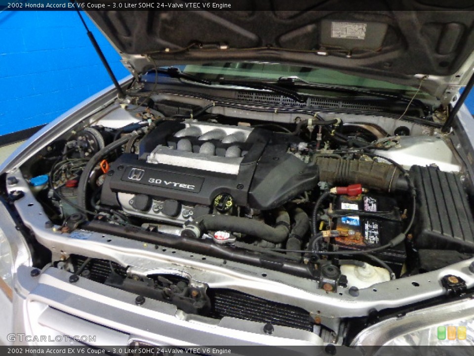 3.0 Liter SOHC 24-Valve VTEC V6 2002 Honda Accord Engine