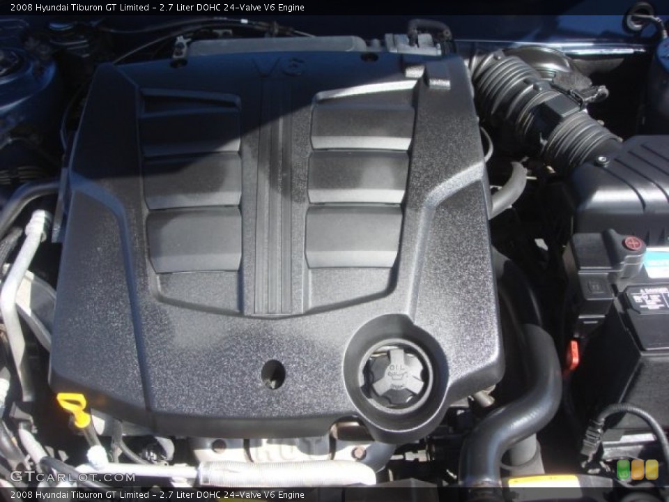 2.7 Liter DOHC 24-Valve V6 Engine for the 2008 Hyundai Tiburon #78183078