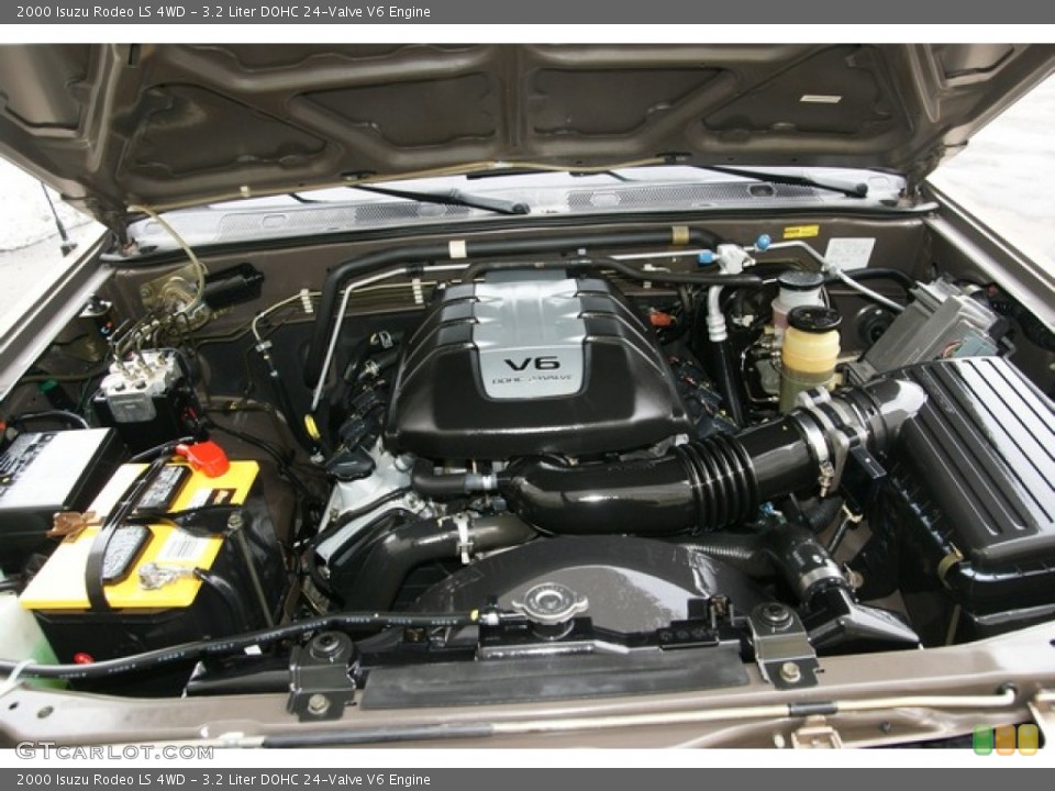 3.2 Liter DOHC 24-Valve V6 2000 Isuzu Rodeo Engine