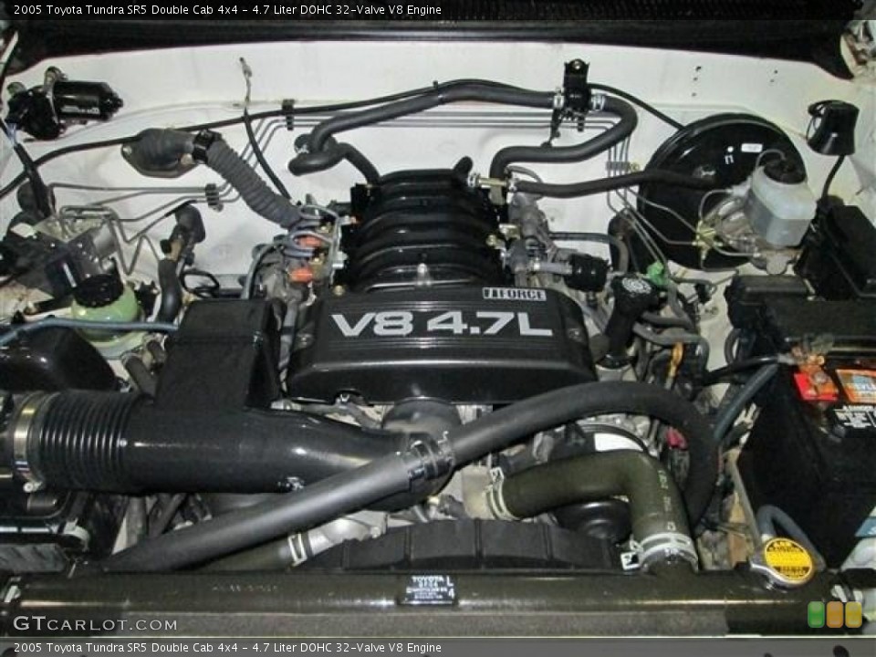 4.7 Liter DOHC 32-Valve V8 Engine for the 2005 Toyota Tundra #78200964