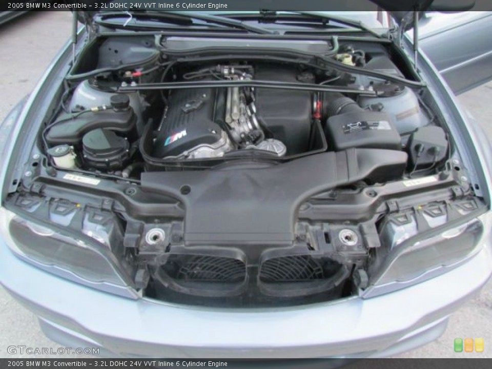 3.2L DOHC 24V VVT Inline 6 Cylinder 2005 BMW M3 Engine