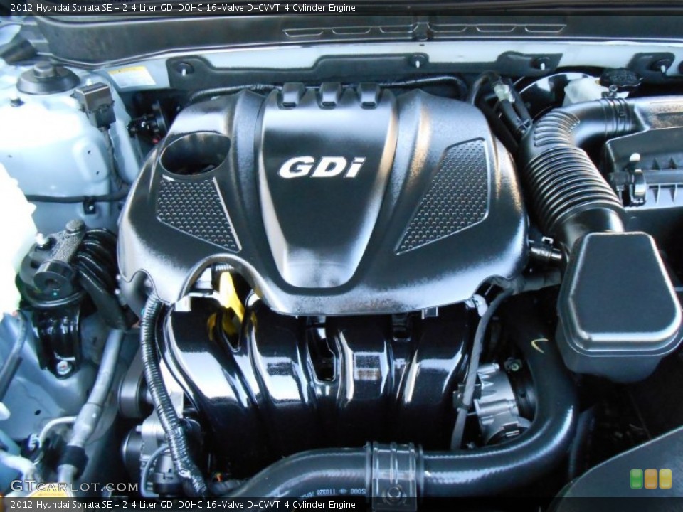 2.4 Liter GDI DOHC 16-Valve D-CVVT 4 Cylinder Engine for the 2012 Hyundai Sonata #78218941
