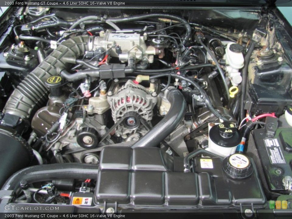 4.6 Liter SOHC 16-Valve V8 Engine for the 2003 Ford Mustang #78219163