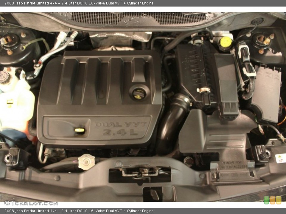 2.4 Liter DOHC 16-Valve Dual VVT 4 Cylinder Engine for the 2008 Jeep Patriot #78228757