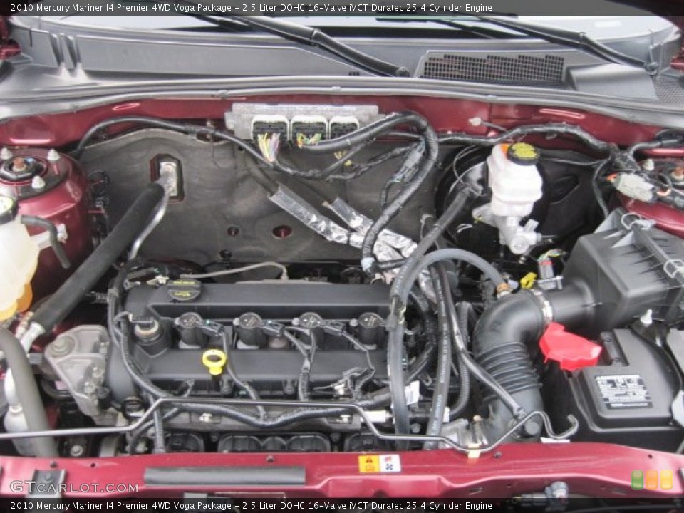 2.5 Liter DOHC 16-Valve iVCT Duratec 25 4 Cylinder Engine for the 2010 Mercury Mariner #78246649