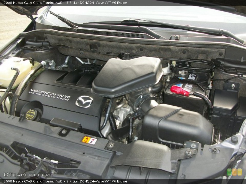 3.7 Liter DOHC 24-Valve VVT V6 Engine for the 2008 Mazda CX-9 #78257455
