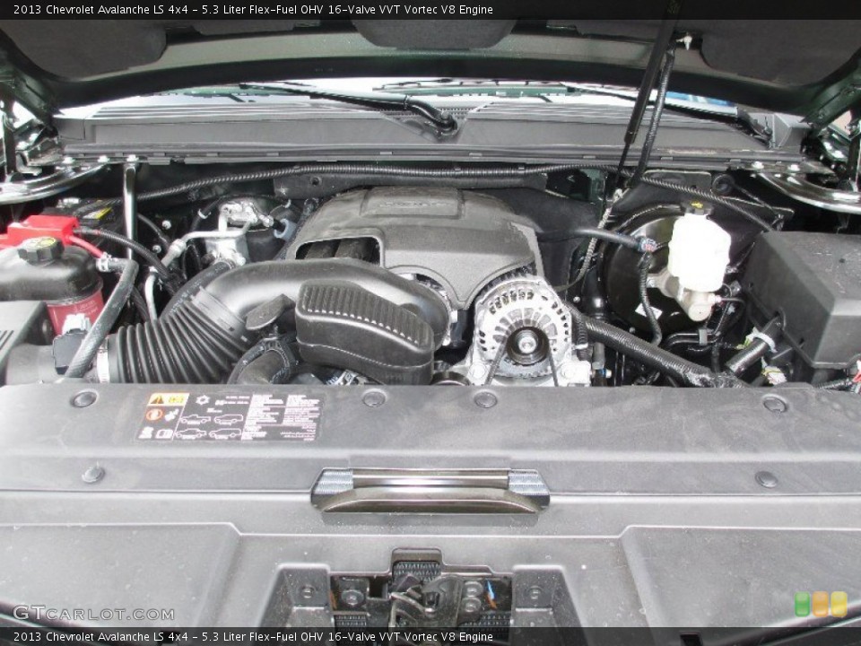 5.3 Liter Flex-Fuel OHV 16-Valve VVT Vortec V8 Engine for the 2013 Chevrolet Avalanche #78257893