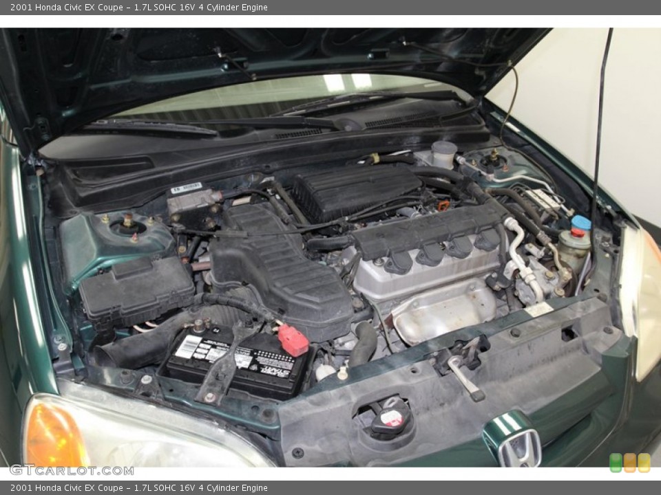 1.7L SOHC 16V 4 Cylinder Engine for the 2001 Honda Civic #78264811