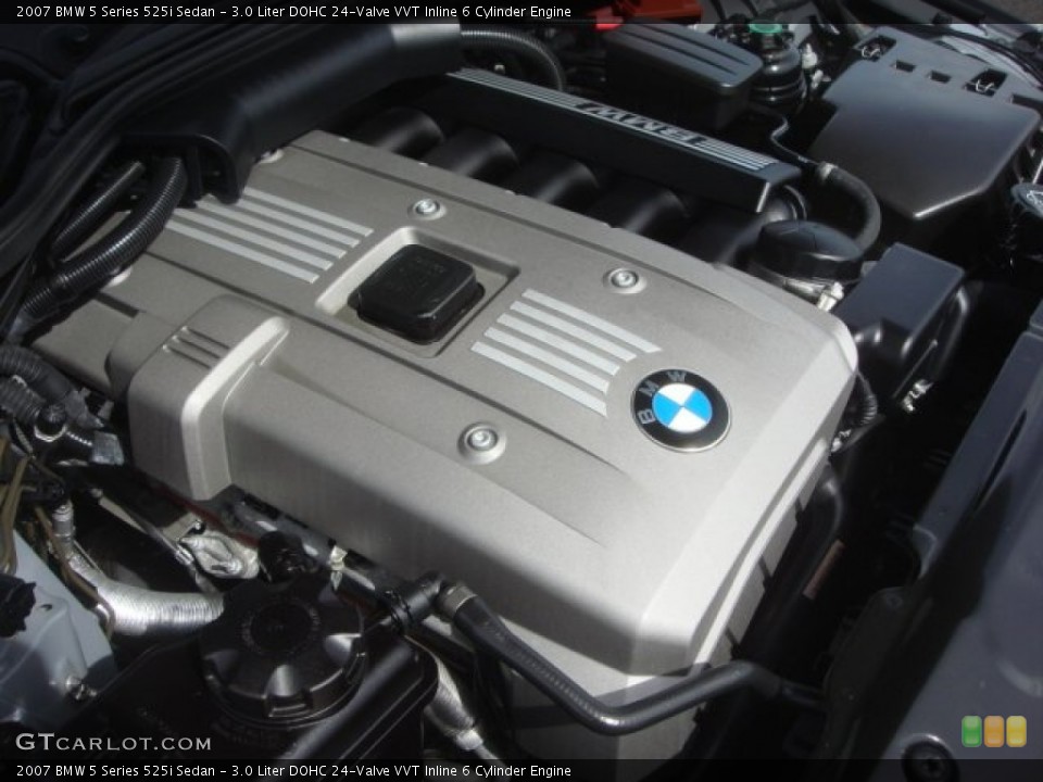 3.0 Liter DOHC 24-Valve VVT Inline 6 Cylinder Engine for the 2007 BMW 5 Series #78269359
