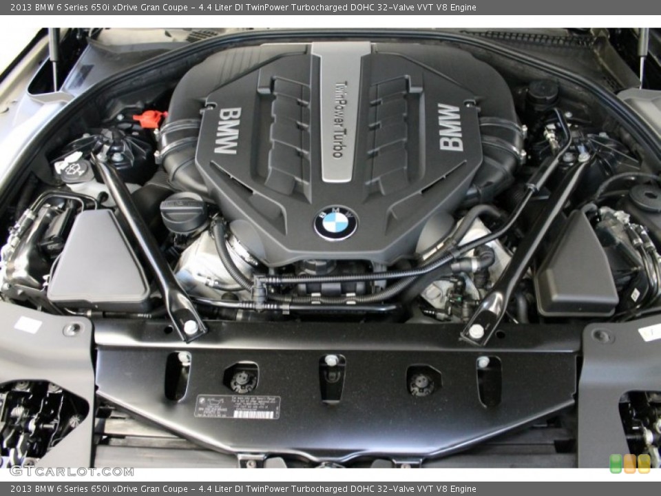 4.4 Liter DI TwinPower Turbocharged DOHC 32-Valve VVT V8 Engine for the 2013 BMW 6 Series #78273895