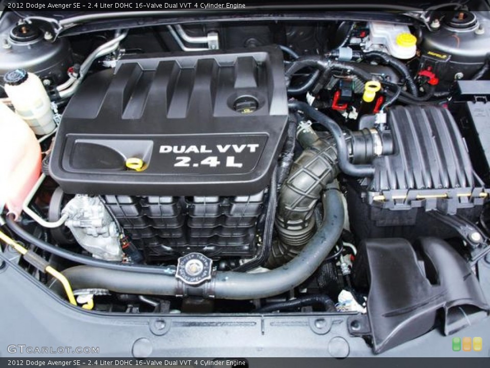 2.4 Liter DOHC 16-Valve Dual VVT 4 Cylinder 2012 Dodge Avenger Engine