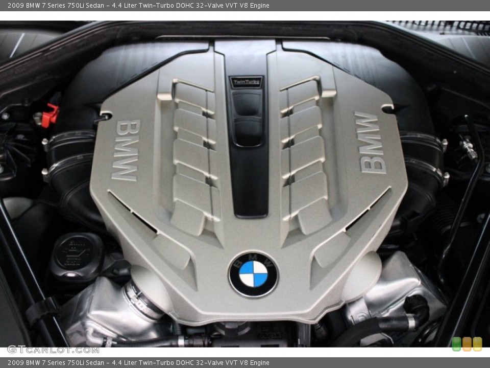 4.4 Liter Twin-Turbo DOHC 32-Valve VVT V8 Engine for the 2009 BMW 7 Series #78286339