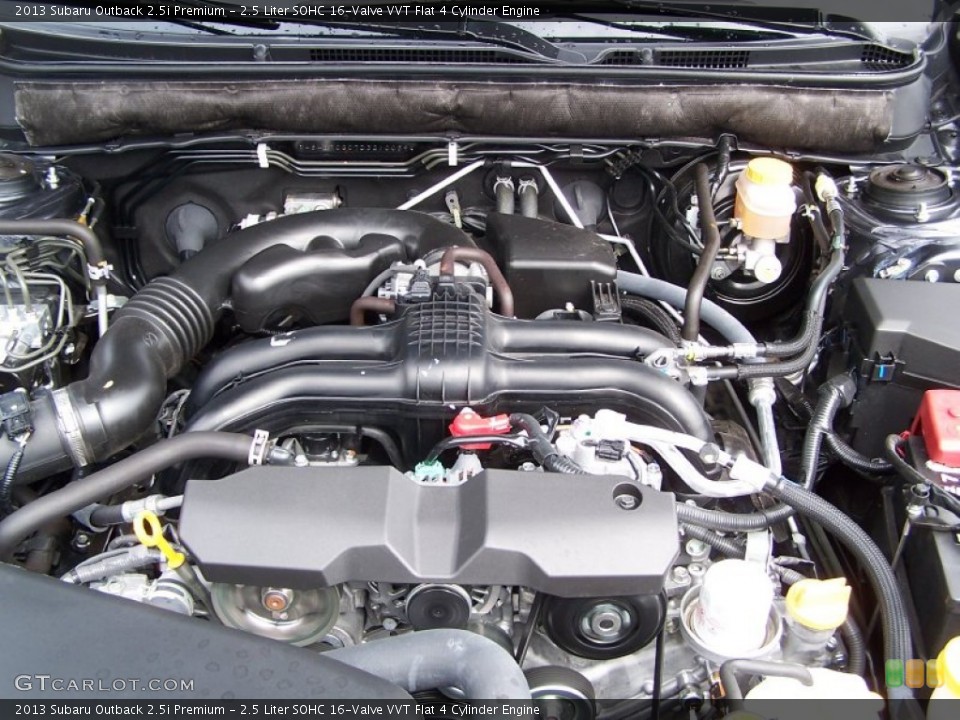 2.5 Liter SOHC 16-Valve VVT Flat 4 Cylinder Engine for the 2013 Subaru Outback #78289786