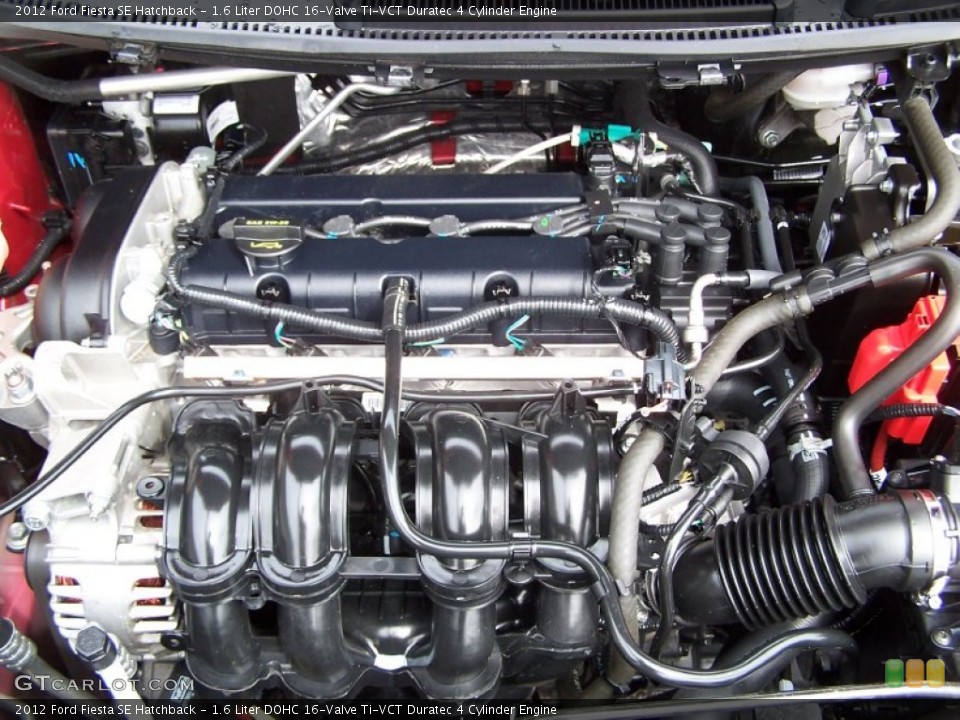 1.6 Liter DOHC 16-Valve Ti-VCT Duratec 4 Cylinder Engine for the 2012 Ford Fiesta #78290206