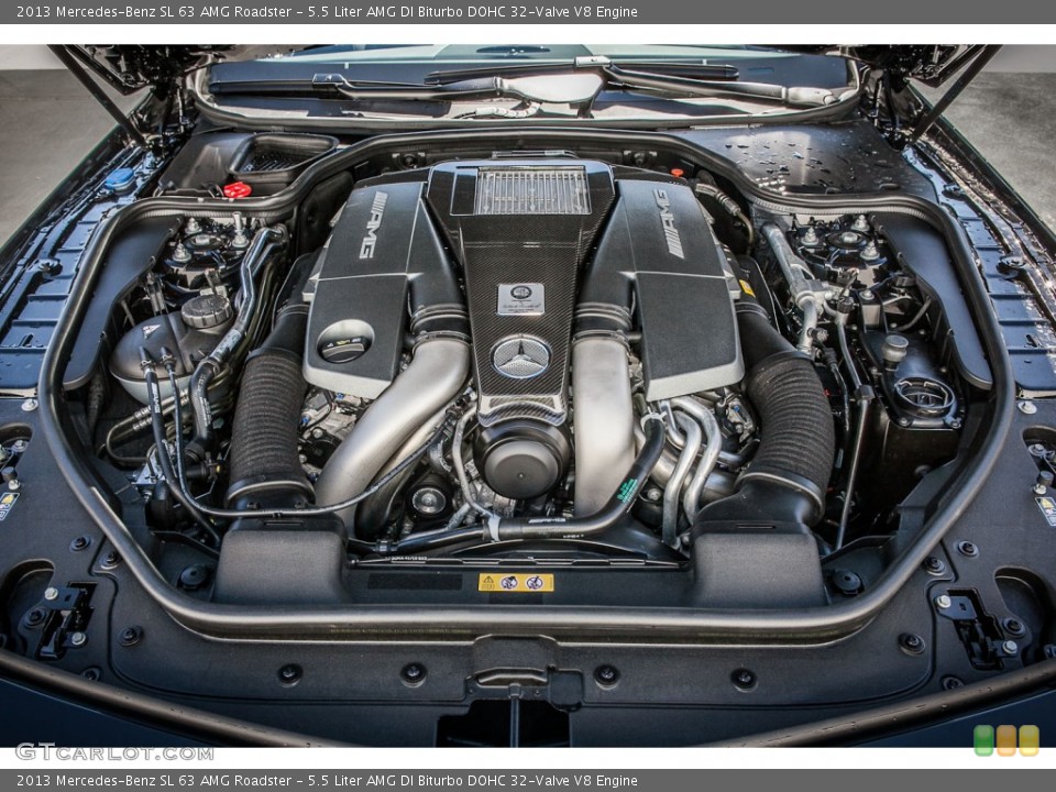 5.5 Liter AMG DI Biturbo DOHC 32-Valve V8 Engine for the 2013 Mercedes-Benz SL #78290270