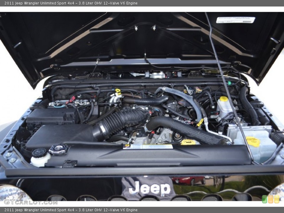 3.8 Liter OHV 12-Valve V6 Engine for the 2011 Jeep Wrangler Unlimited #78291374