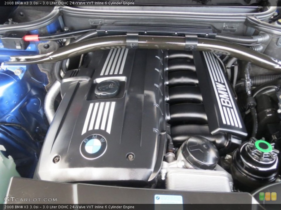 3.0 Liter DOHC 24-Valve VVT Inline 6 Cylinder Engine for the 2008 BMW X3 #78296202
