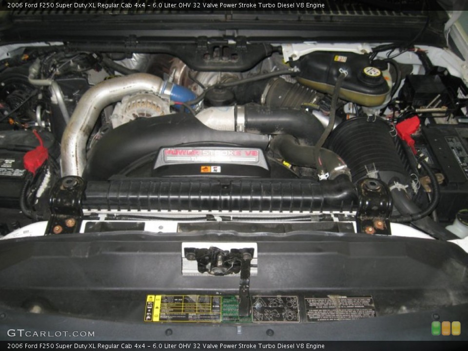 6.0 Liter OHV 32 Valve Power Stroke Turbo Diesel V8 Engine for the 2006 Ford F250 Super Duty #78297970
