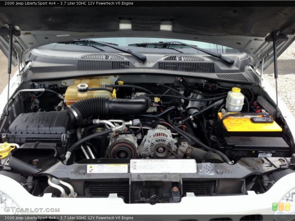 3.7 Liter SOHC 12V Powertech V6 Engine for the 2006 Jeep Liberty #78300622