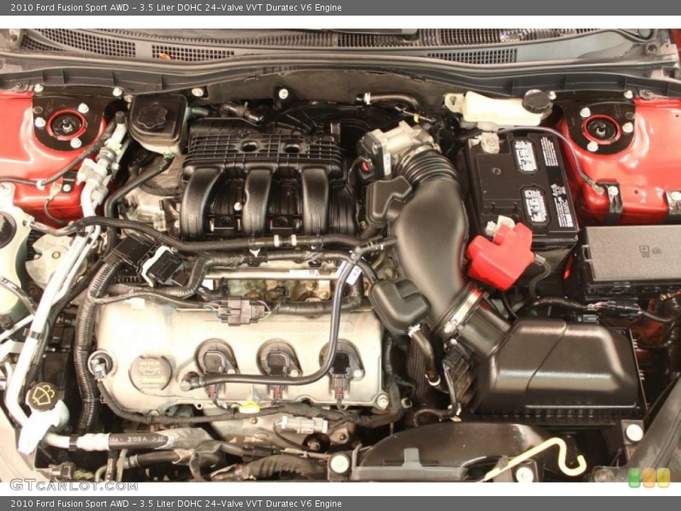 3.5 Liter DOHC 24-Valve VVT Duratec V6 Engine for the 2010 Ford Fusion #78314137