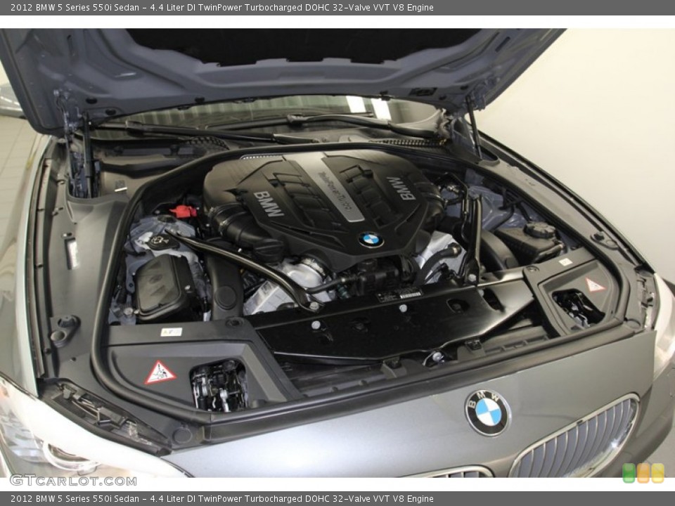 4.4 Liter DI TwinPower Turbocharged DOHC 32-Valve VVT V8 Engine for the 2012 BMW 5 Series #78316057