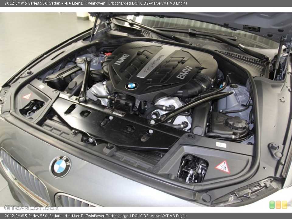 4.4 Liter DI TwinPower Turbocharged DOHC 32-Valve VVT V8 Engine for the 2012 BMW 5 Series #78316069