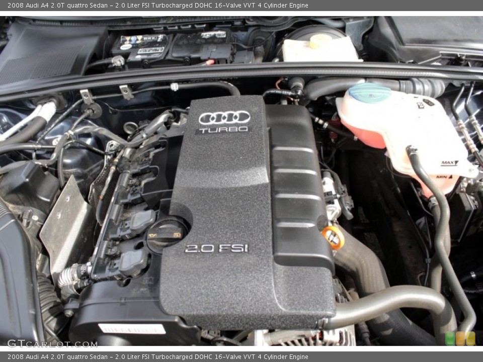 2.0 Liter FSI Turbocharged DOHC 16-Valve VVT 4 Cylinder Engine for the 2008 Audi A4 #78323888