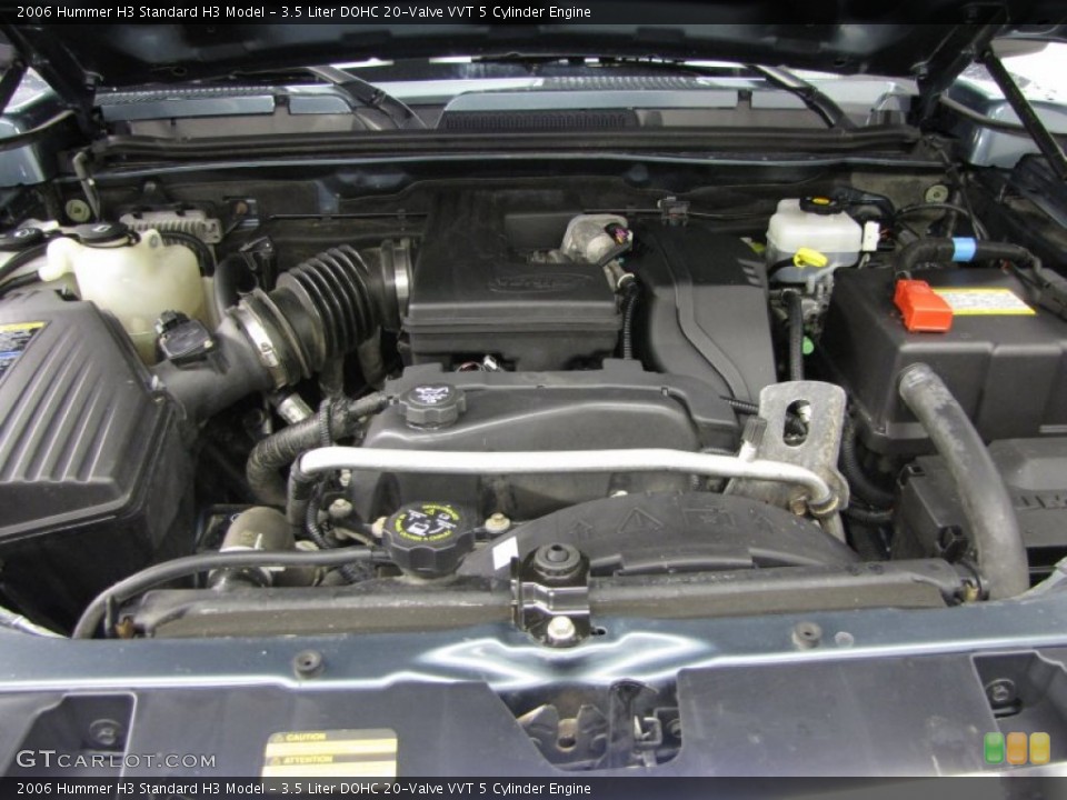 3.5 Liter DOHC 20-Valve VVT 5 Cylinder Engine for the 2006 Hummer H3 #78324737
