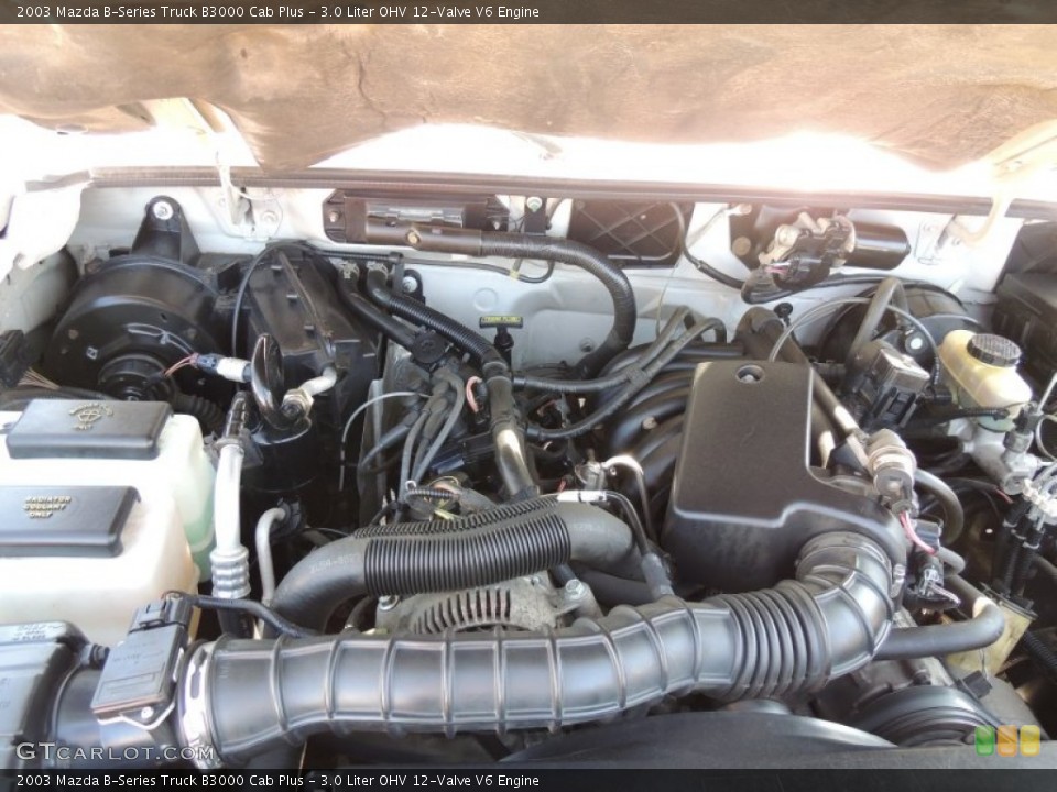 3.0 Liter OHV 12-Valve V6 2003 Mazda B-Series Truck Engine