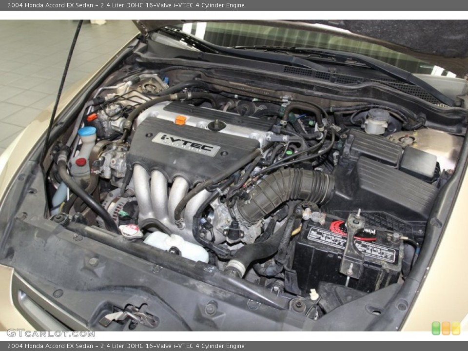 2.4 Liter DOHC 16-Valve i-VTEC 4 Cylinder Engine for the 2004 Honda Accord #78334881