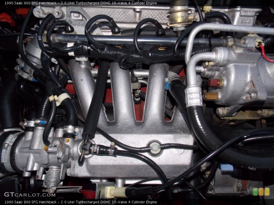 2.0 Liter Turbocharged DOHC 16-Valve 4 Cylinder Engine for the 1990 Saab 900 #78337620