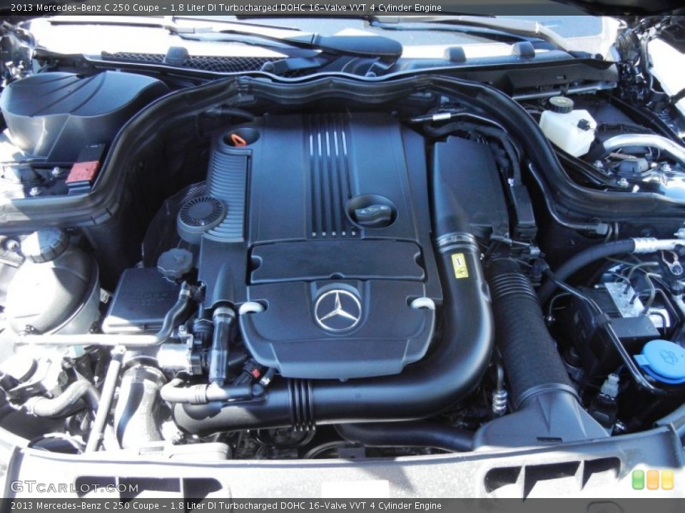 1.8 Liter DI Turbocharged DOHC 16-Valve VVT 4 Cylinder Engine for the 2013 Mercedes-Benz C #78346920