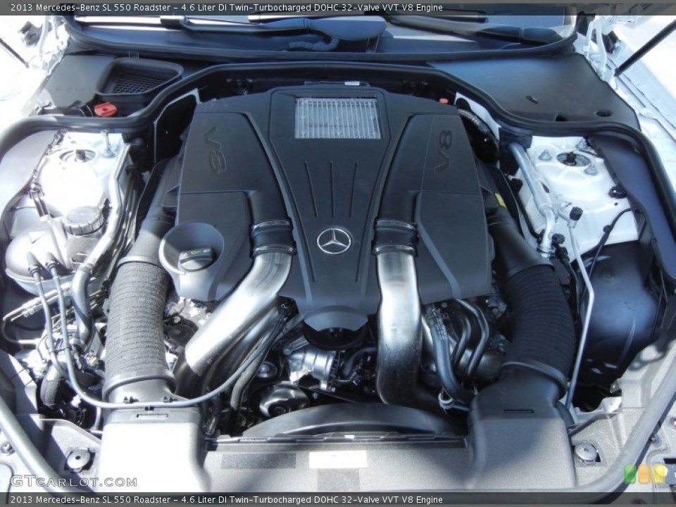 4.6 Liter DI Twin-Turbocharged DOHC 32-Valve VVT V8 Engine for the 2013 Mercedes-Benz SL #78347295
