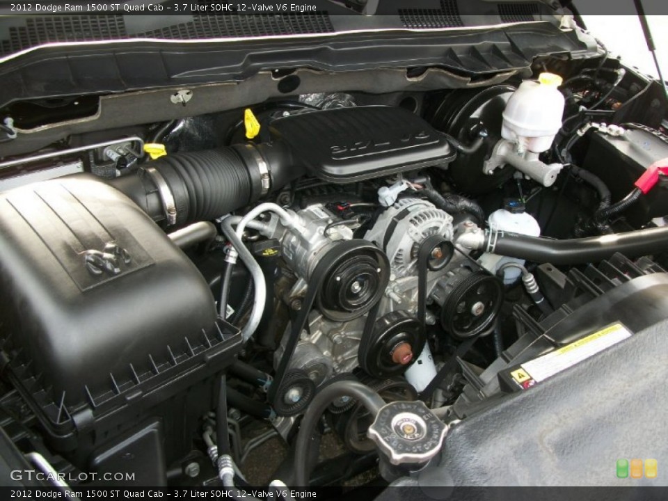 3.7 Liter SOHC 12-Valve V6 Engine for the 2012 Dodge Ram 1500 #78359054