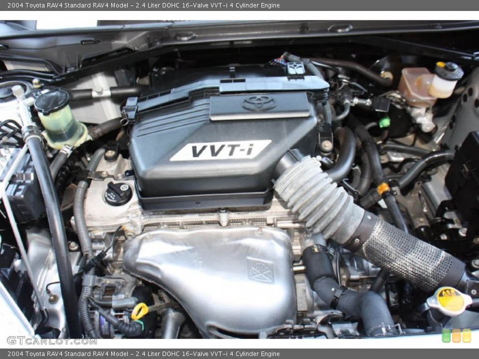 2.4 Liter DOHC 16-Valve VVT-i 4 Cylinder Engine for the 2004 Toyota RAV4 #78360538