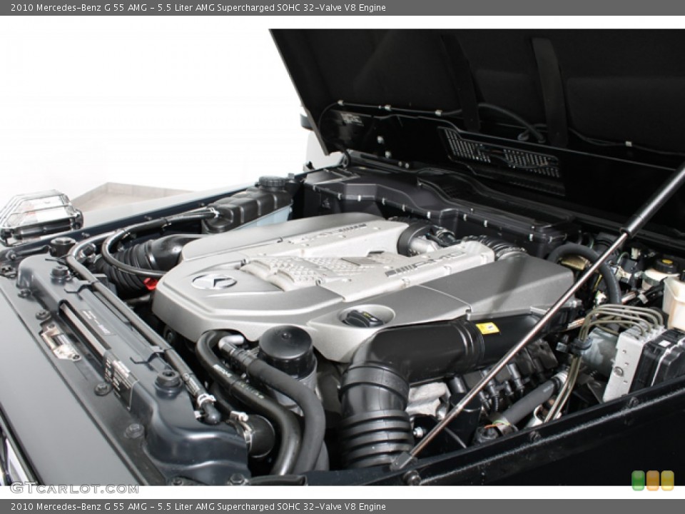 5.5 Liter AMG Supercharged SOHC 32-Valve V8 2010 Mercedes-Benz G Engine