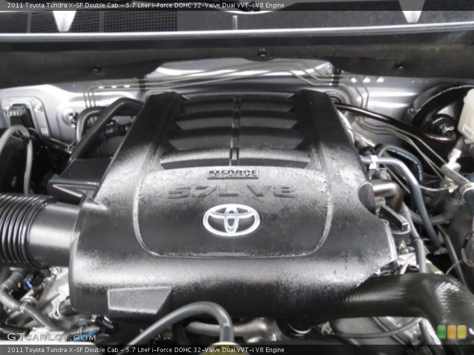 5.7 Liter i-Force DOHC 32-Valve Dual VVT-i V8 Engine for the 2011 Toyota Tundra #78368343