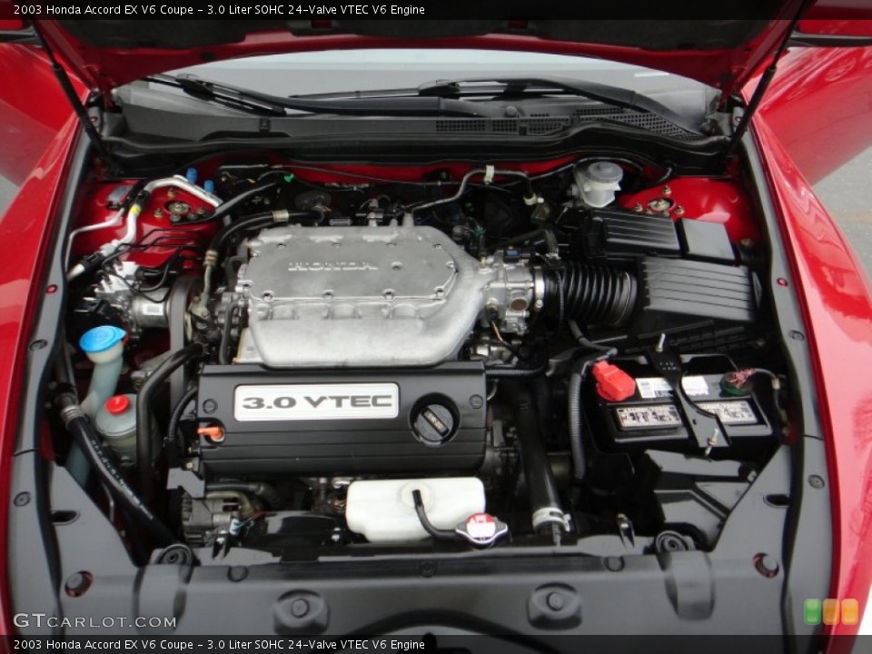 3.0 Liter SOHC 24-Valve VTEC V6 Engine for the 2003 Honda Accord #78385499