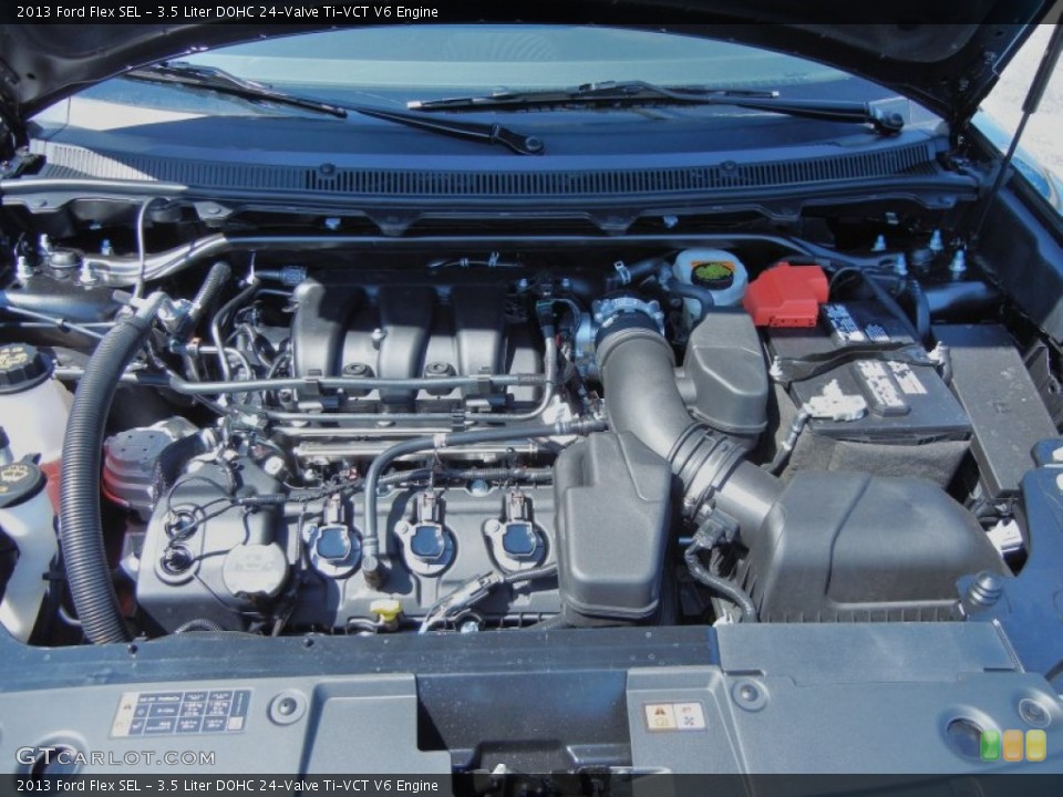 3.5 Liter DOHC 24-Valve Ti-VCT V6 Engine for the 2013 Ford Flex #78387128