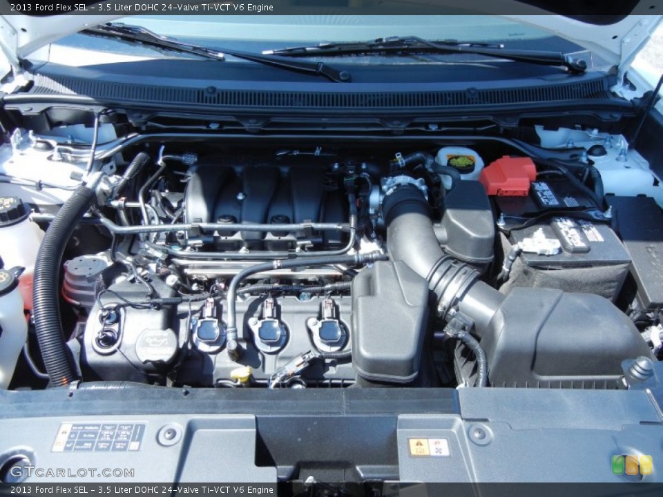 3.5 Liter DOHC 24-Valve Ti-VCT V6 Engine for the 2013 Ford Flex #78387445